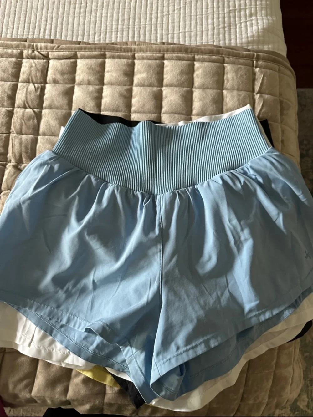 Joy Lab Assorted Active Shorts - Pink, Yellow, Blue, White, Black. Like new. - Picture 5 of 7